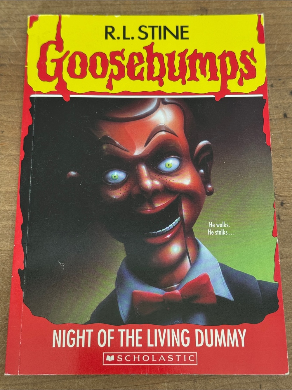 Vintage Goosebumps book series : night of the living dummy - vintage 2015